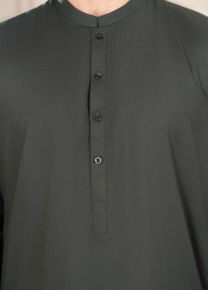Shaandar by Buraq Mens RTW Solids Wash N Wear 2 Piece Suit Mizan Casual Collection