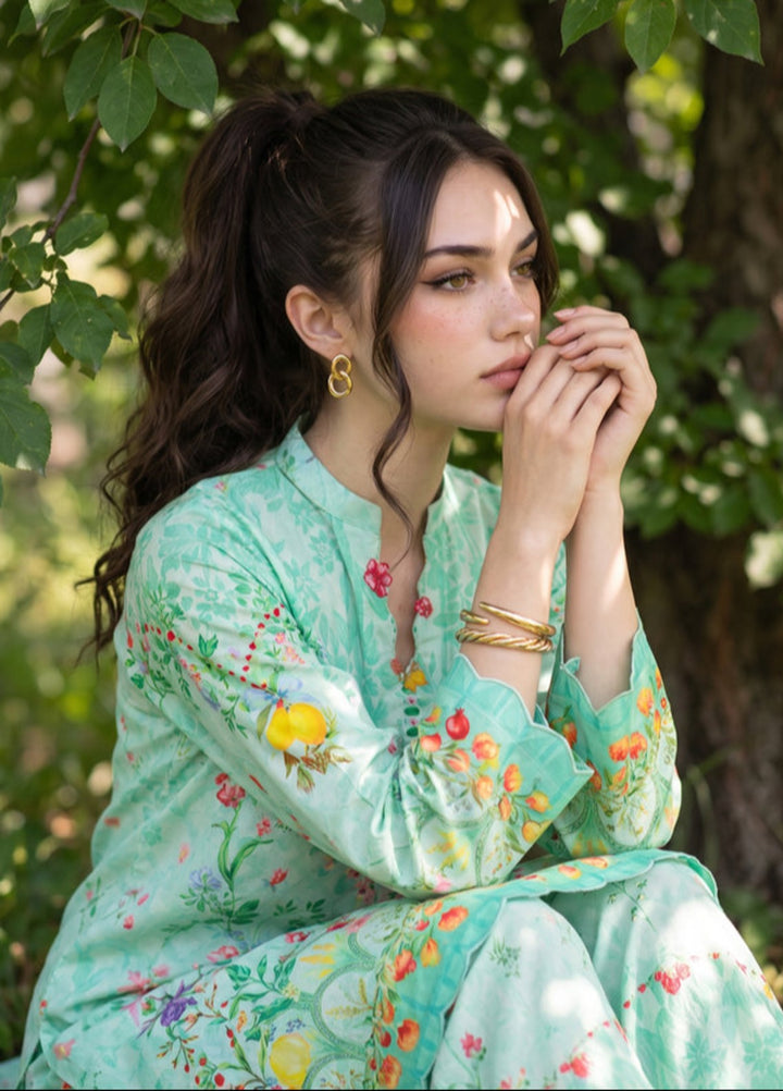 Bella Vacanza by Sahane RTW Printed Poly 2 Piece Suit PY7003 Casual Collection