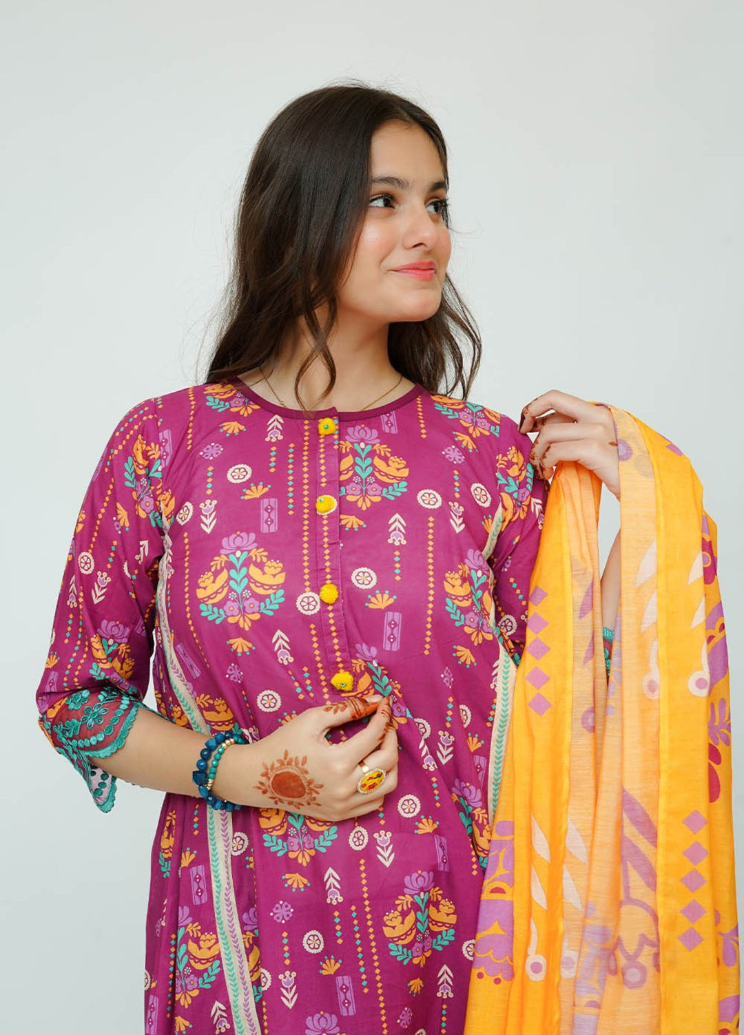 Senorita Girls RTW Printed Lawn 2 Piece Suit GAD-03528 - Festive Collection