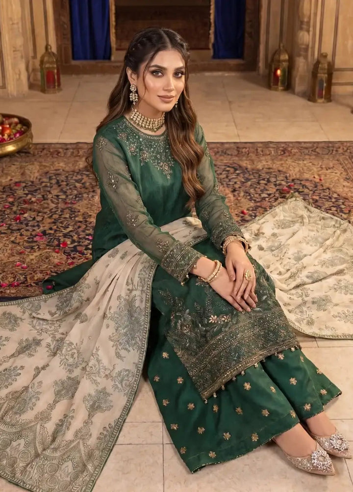 Salitex Women Unstitched Embroidered Khaadi Net 3 Piece Suit SUNS8NO516 Festive Collection
