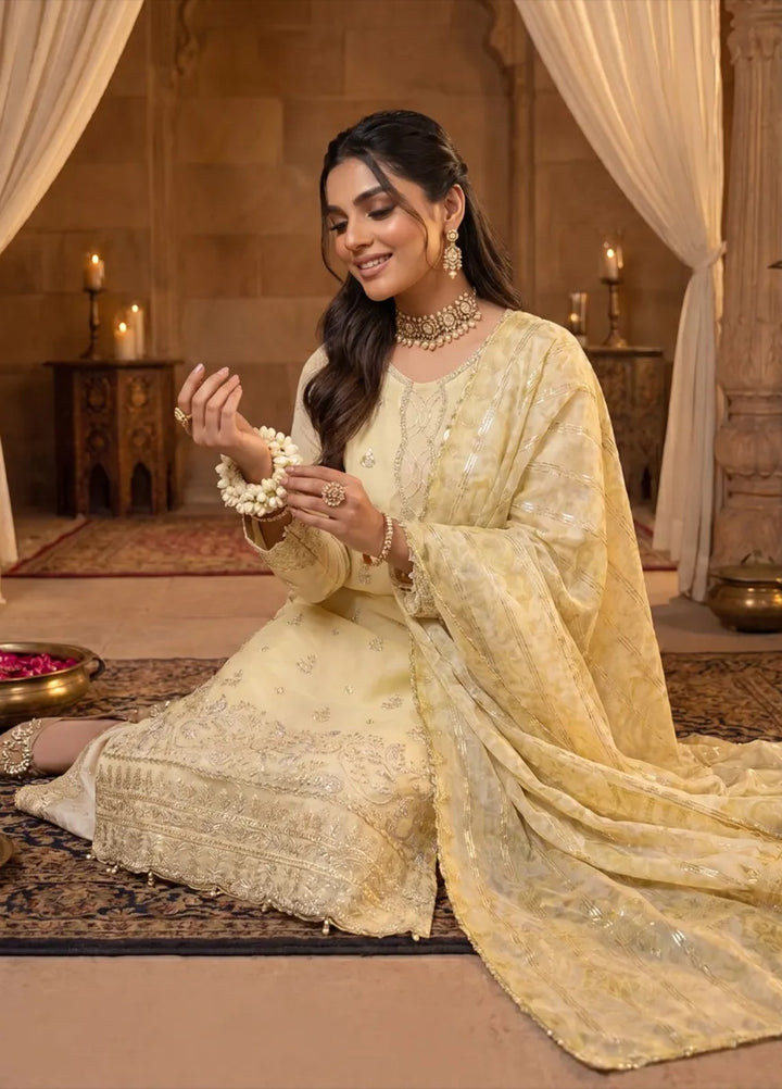 Salitex Women Unstitched Embroidered Paper Cotton 3 Piece Suit SUNS8NO517 Festive Collection