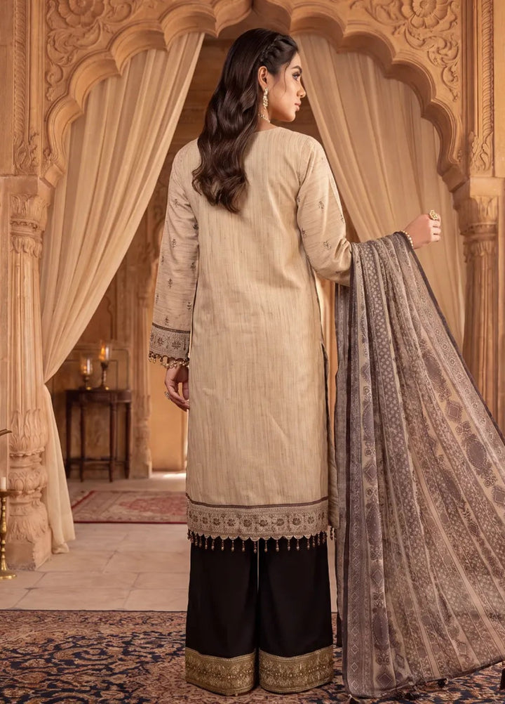Salitex Women Unstitched Embroidered Paper Cotton 3 Piece Suit SUNS8NO519 Festive Collection