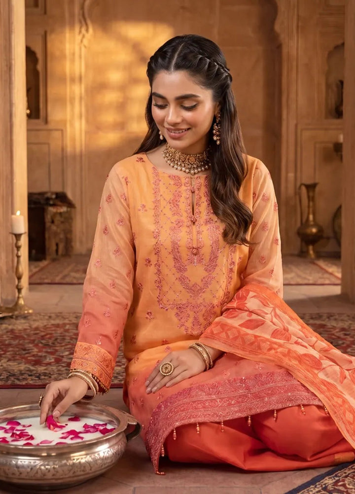 Salitex Women Unstitched Embroidered Khaadi Net 3 Piece Suit SUNS8NO523 Festive Collection