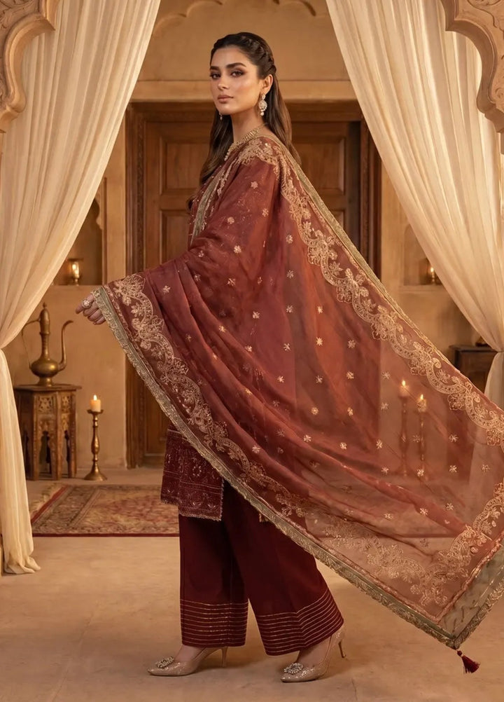 Salitex Women Unstitched Embroidered Cotton Silk 3 Piece Suit SUNS8NO524 Festive Collection