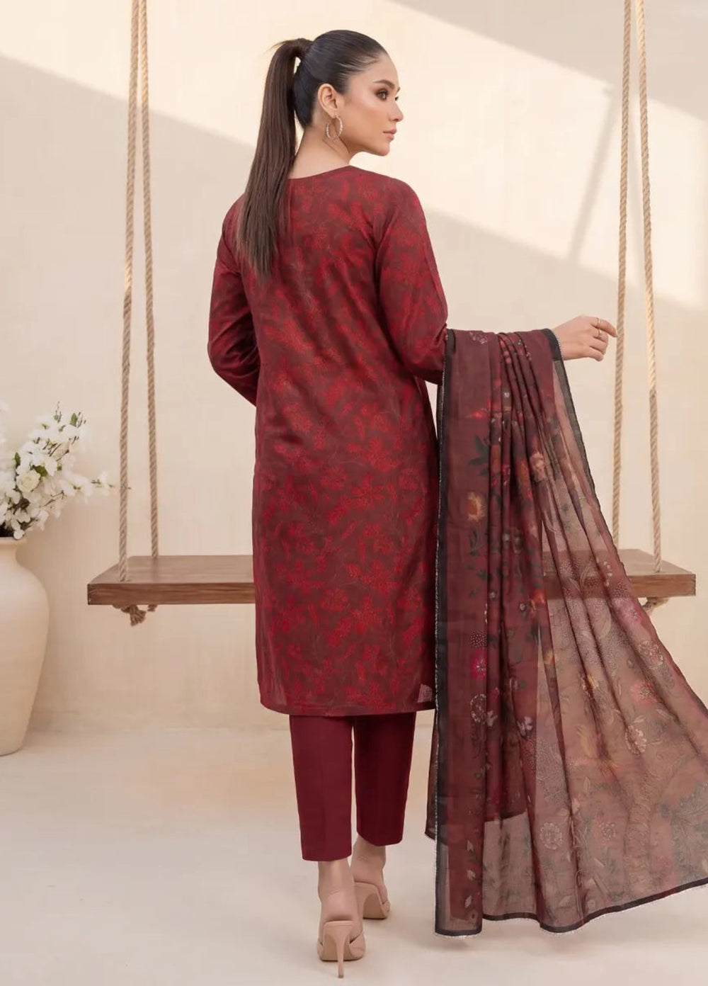 Salitex Women Unstitched Printed Lawn 3 Piece Suit SUNS8IZ201 Casual Collection