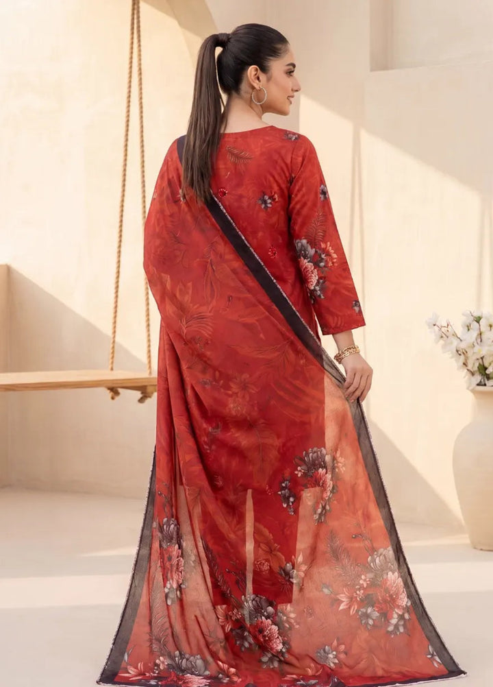 Salitex Women Unstitched Printed Lawn 3 Piece Suit SUNS8IZ214 Casual Collection