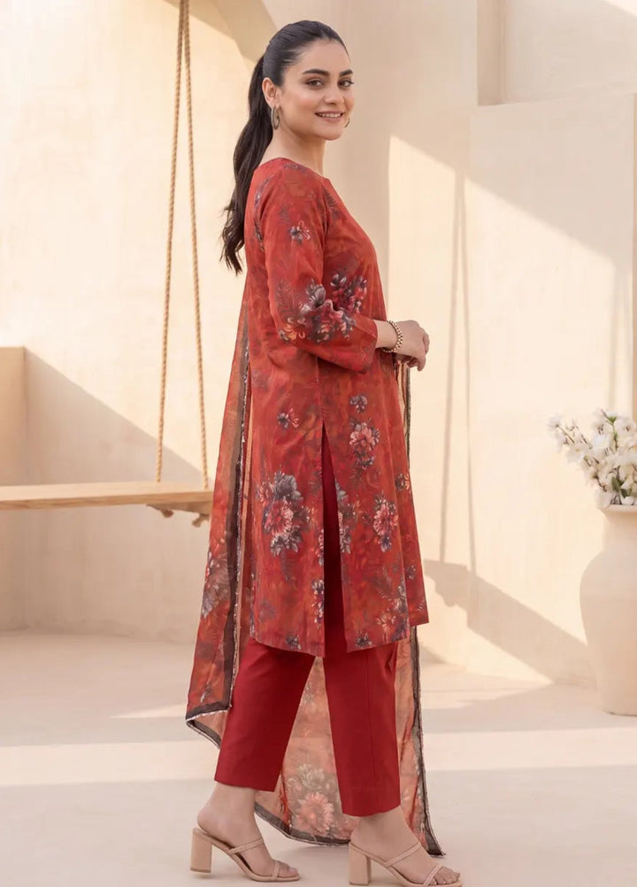 Salitex Women Unstitched Printed Lawn 3 Piece Suit SUNS8IZ214 Casual Collection