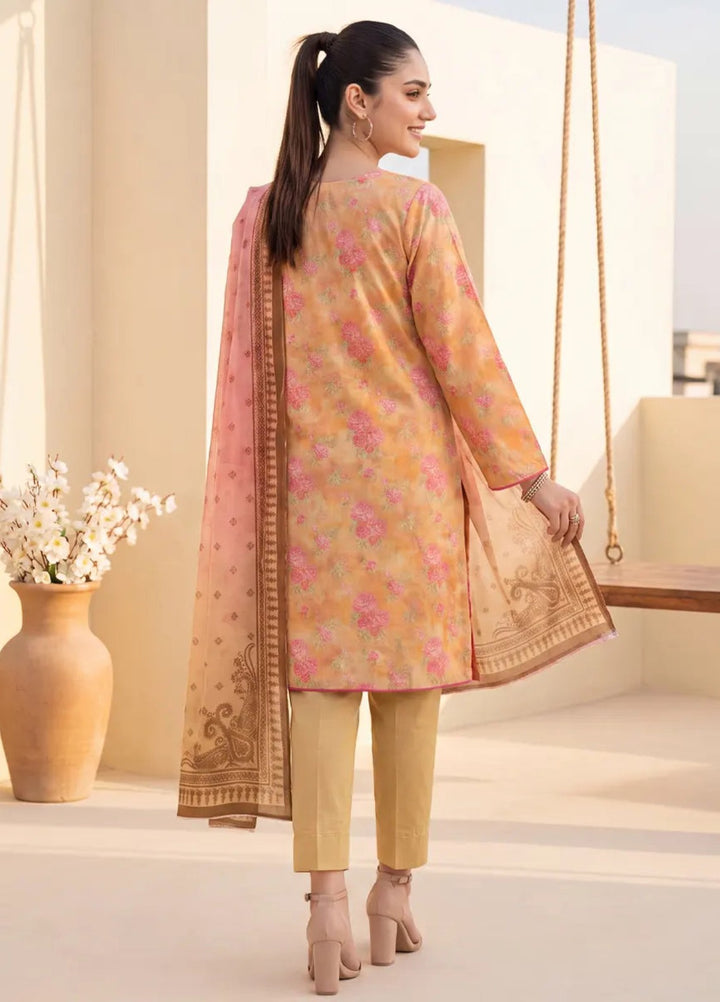 Salitex Women Unstitched Printed Lawn 3 Piece Suit SUNS8IZ222 Casual Collection