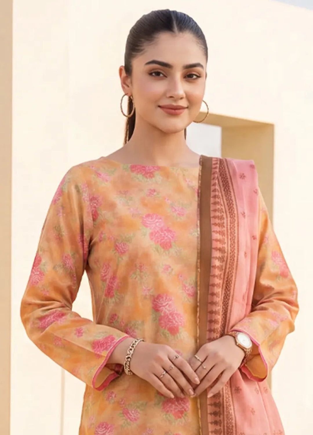 Salitex Women Unstitched Printed Lawn 3 Piece Suit SUNS8IZ222 Casual Collection