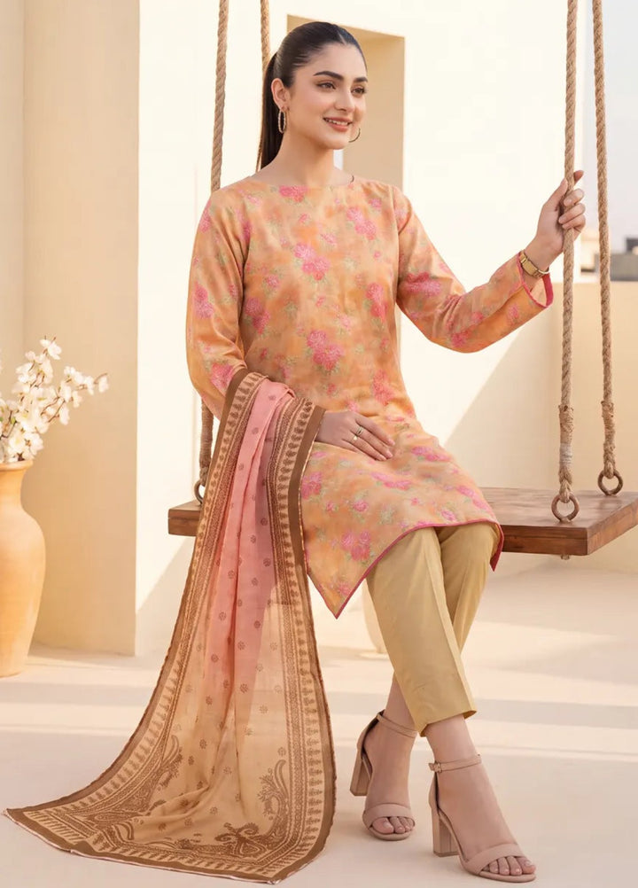 Salitex Women Unstitched Printed Lawn 3 Piece Suit SUNS8IZ222 Casual Collection