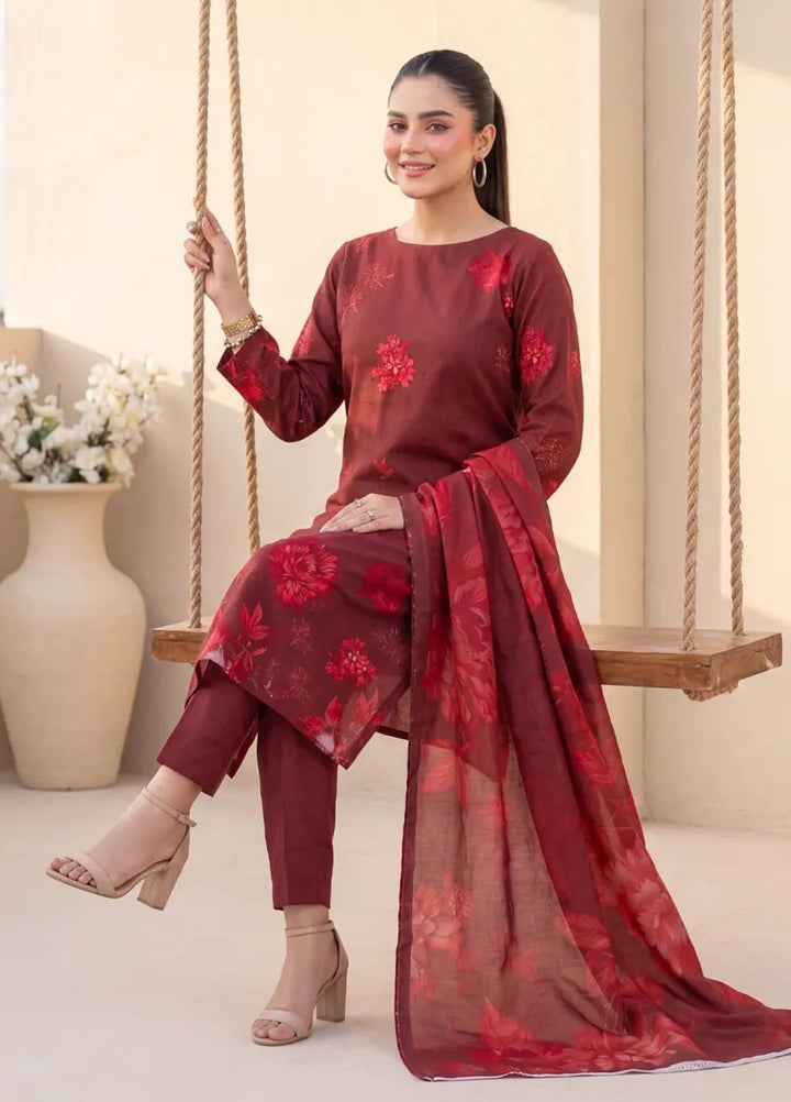 Salitex Women Unstitched Printed Lawn 3 Piece Suit SUNS8IZ211 Casual Collection