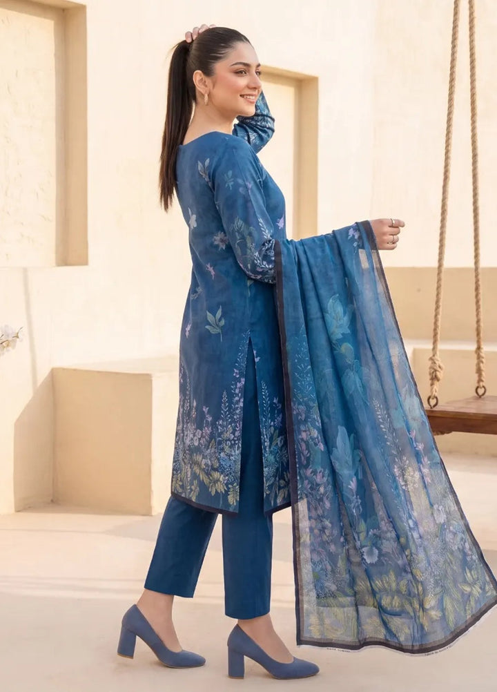 Salitex Women Unstitched Printed Lawn 3 Piece Suit SUNS8IZ207 Casual Collection