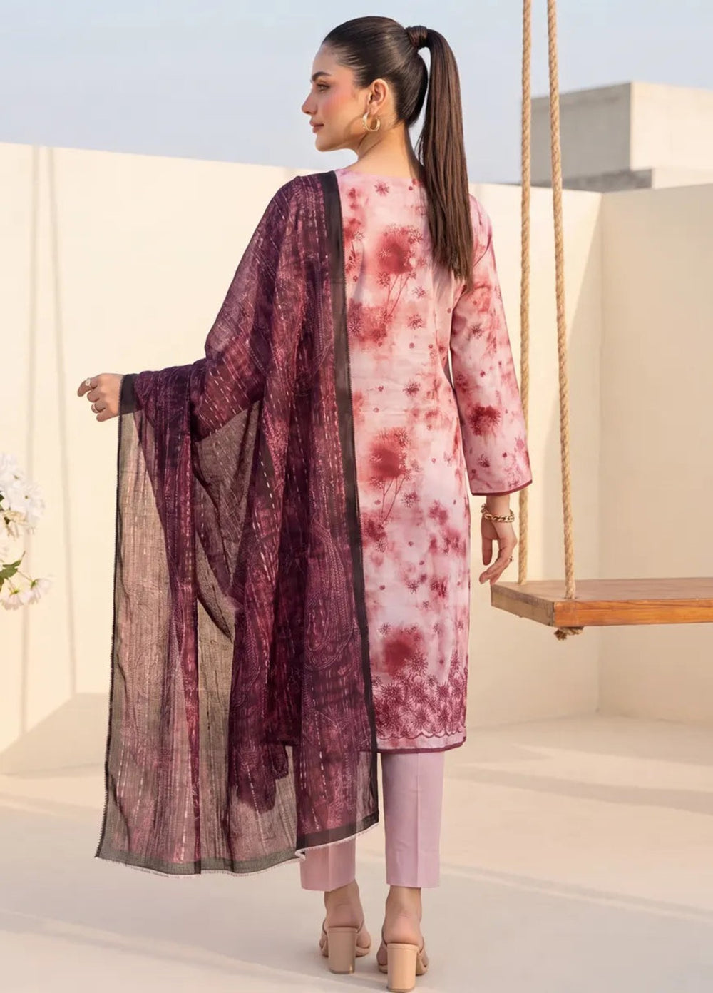 Salitex Women Unstitched Printed Lawn 3 Piece Suit SUNS8IZ203 Casual Collection