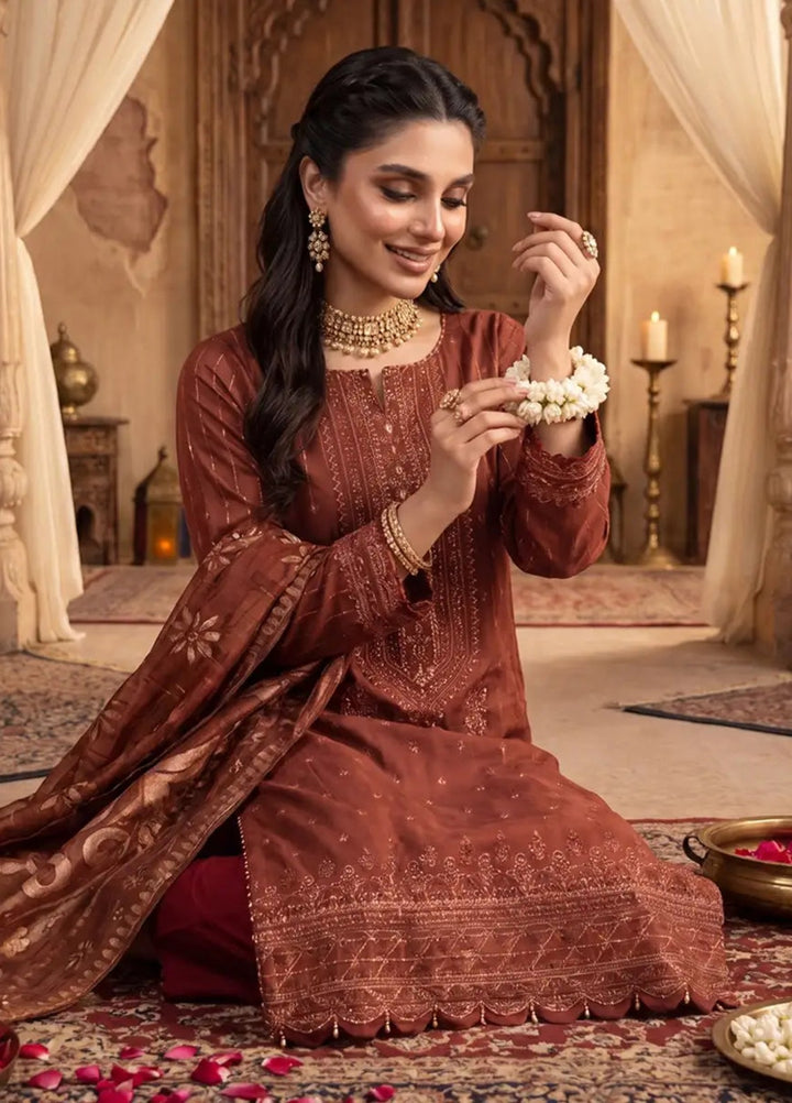 Salitex Women Unstitched Embroidered Cotton Net 3 Piece Suit SUNS8NO501 Festive Collection