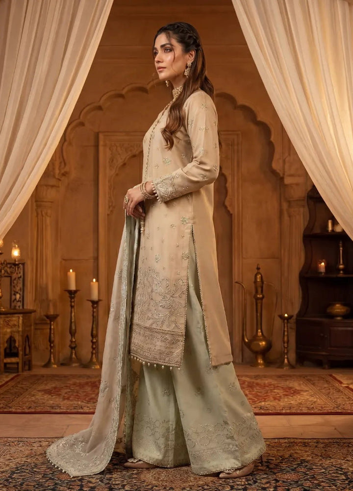 Salitex Women Unstitched Embroidered Paper Cotton 3 Piece Suit SUNS8NO506 Festive Collection
