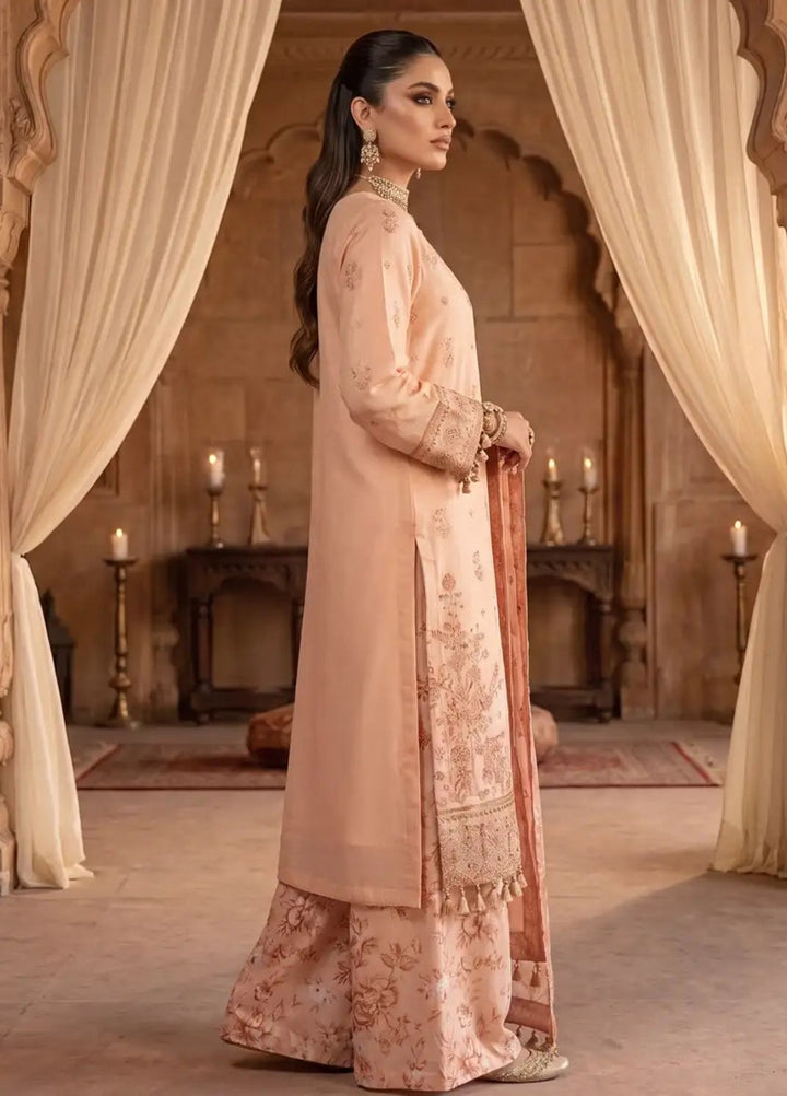 Salitex Women Unstitched Embroidered Paper Cotton 3 Piece Suit SUNS8NO508 Festive Collection