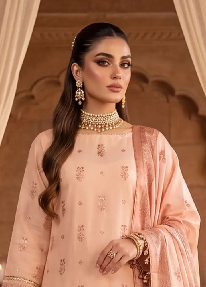 Salitex Women Unstitched Embroidered Paper Cotton 3 Piece Suit SUNS8NO508 Festive Collection