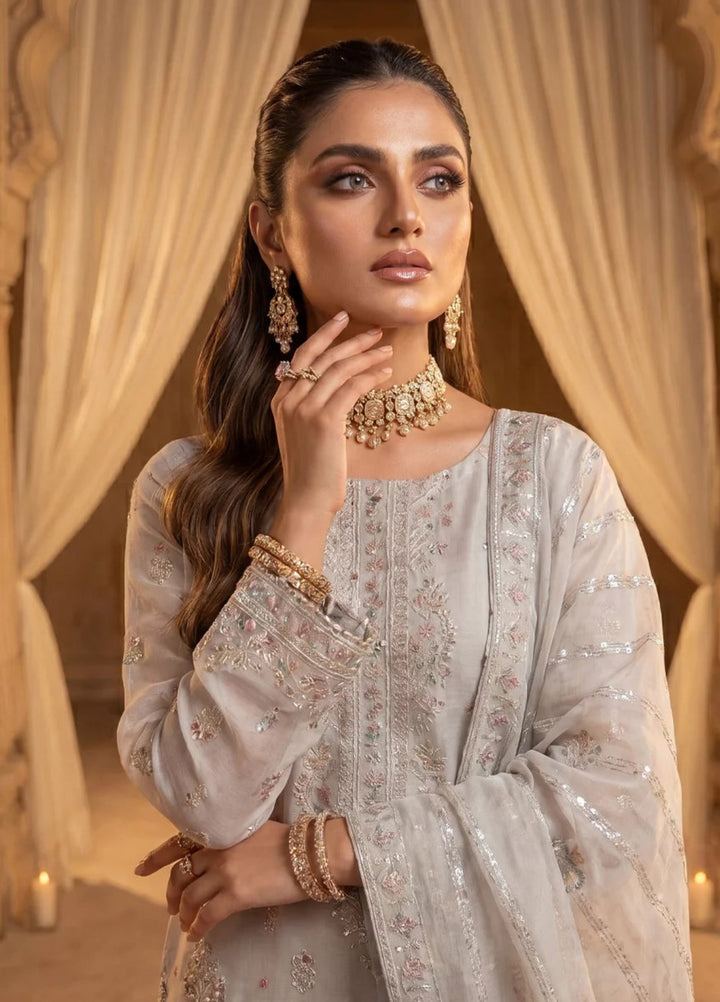 Salitex Women Unstitched Embroidered Paper Cotton 3 Piece Suit SUNS8NO510 Festive Collection
