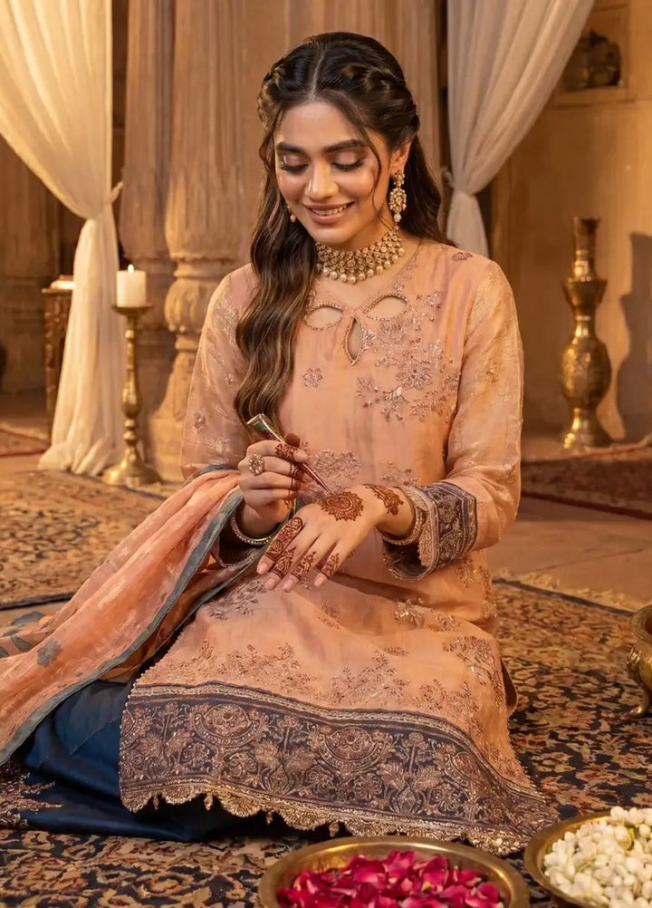 Salitex Women Unstitched Embroidered Khaadi Net 3 Piece Suit SUNS8NO513 Festive Collection