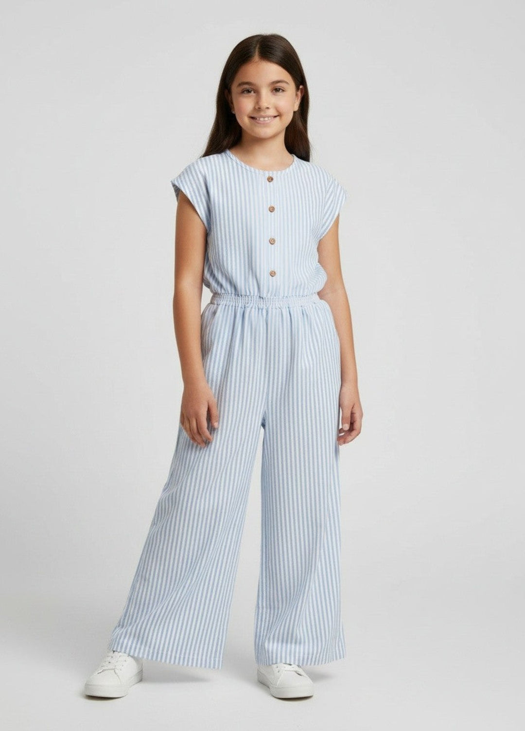 Ixample Kids RTW N-A Cotton 1 Piece Suit Striped Jumpsuit Casual Collection