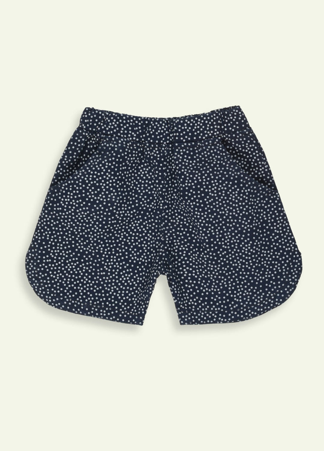 Ixample Kids RTW Printed Cotton Twill 1 Piece Suit Navy Polka Dot Casual Collection