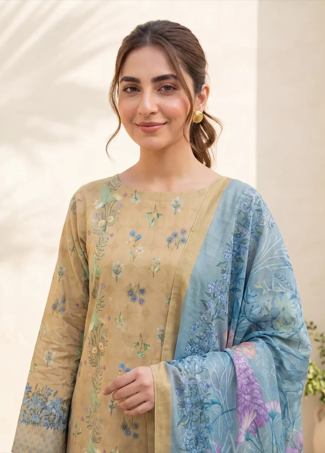 Salitex Women Unstitched Printed Lawn 3 Piece Suit SUNS8IN1141 Casual Collection