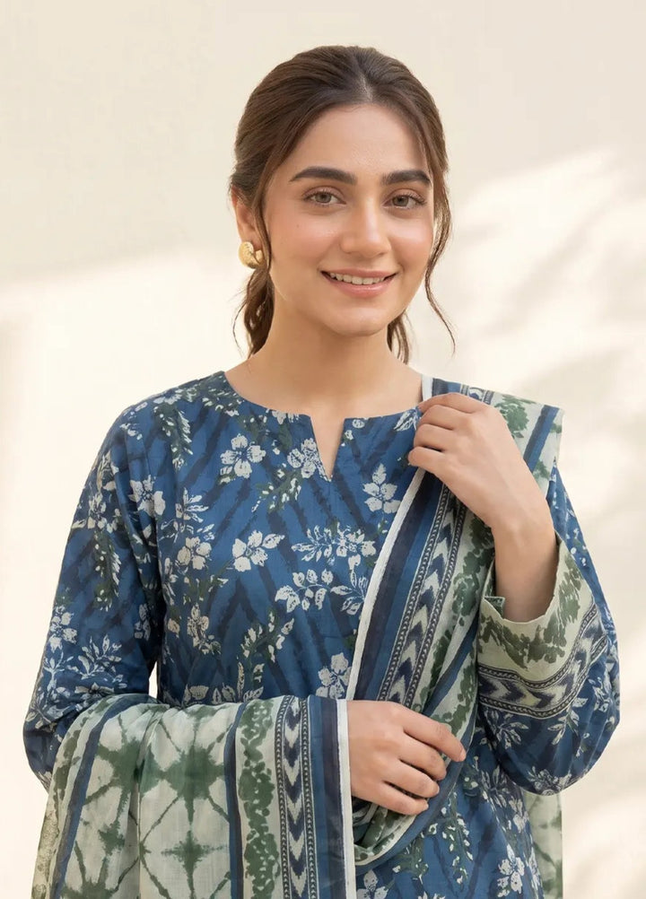 Salitex Women Unstitched Printed Lawn 3 Piece Suit SUNS8IN1142 Casual Collection
