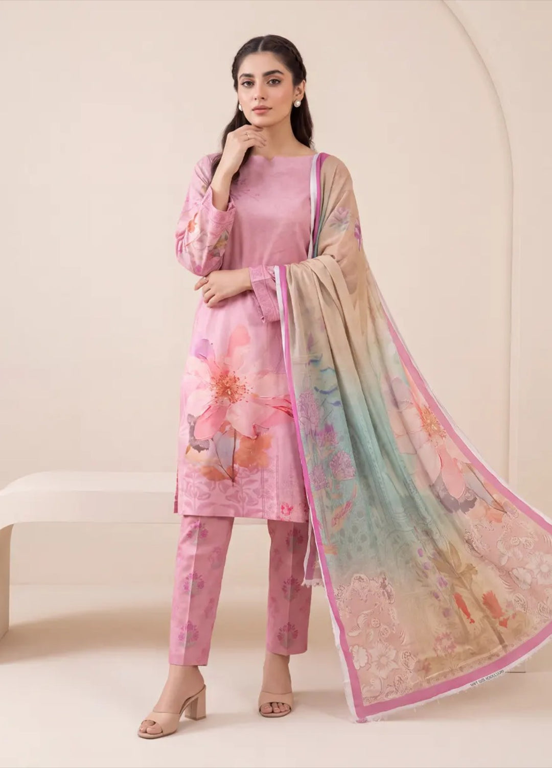 Salitex Women Unstitched Printed Lawn 3 Piece Suit S26L3PMRCL869 Casual Collection