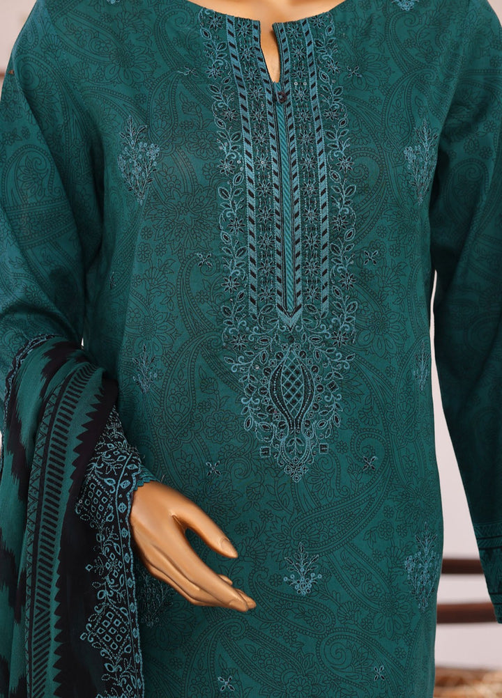 Premium Venice by HZ Textiles Unstitched Embroidered Lawn Cotton 3 Piece Suit PVE-3115 Casual Collection