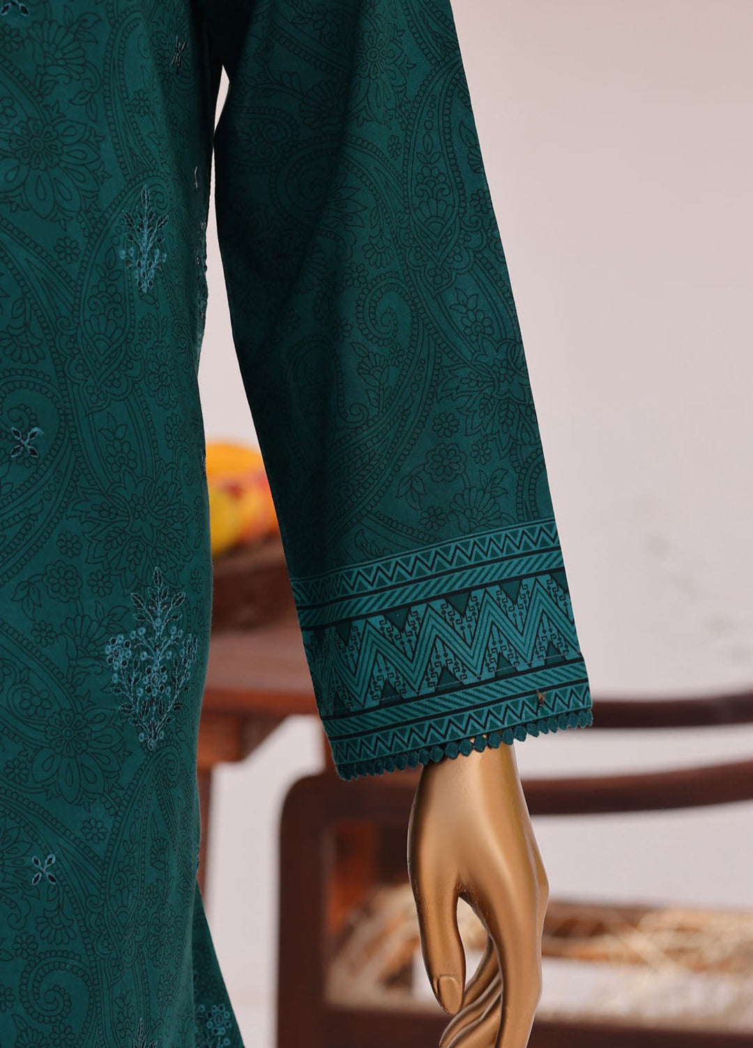 Premium Venice by HZ Textiles Unstitched Embroidered Lawn Cotton 3 Piece Suit PVE-3115 Casual Collection