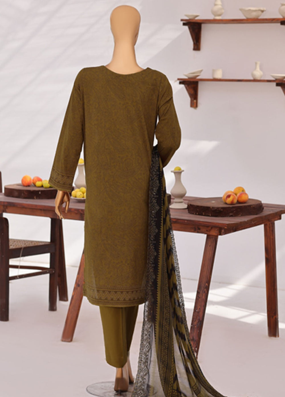 Premium Venice by HZ Textiles Unstitched Embroidered Lawn Cotton 3 Piece Suit PVE-3117 Casual Collection