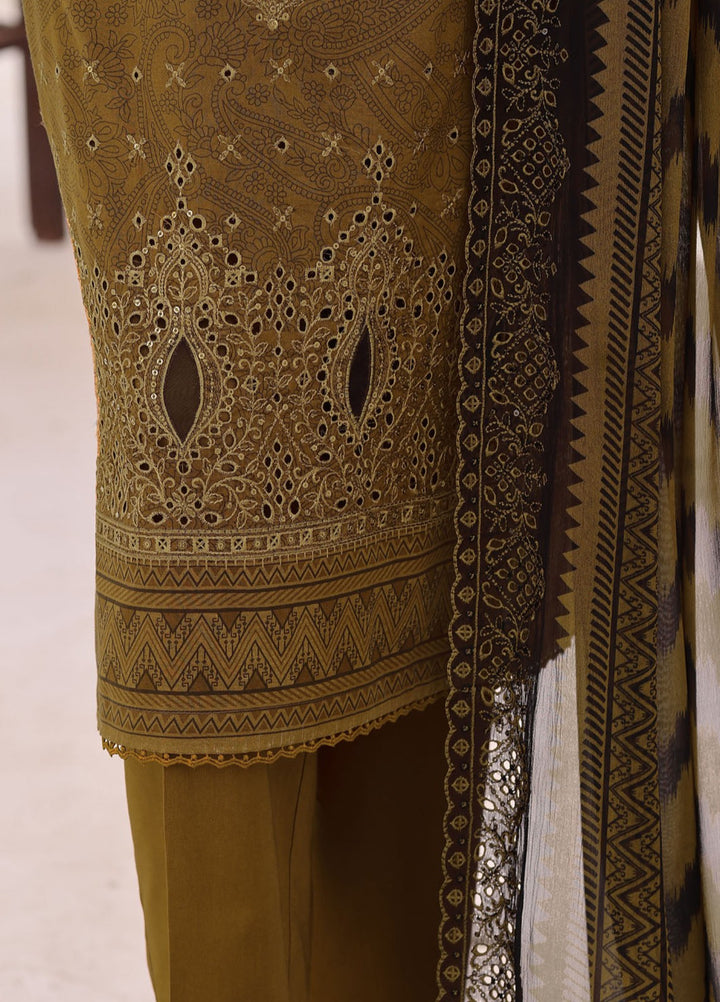 Premium Venice by HZ Textiles Unstitched Embroidered Lawn Cotton 3 Piece Suit PVE-3117 Casual Collection