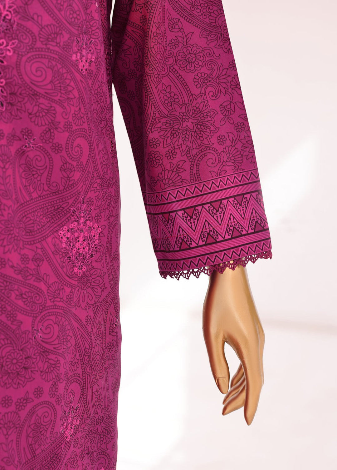 Premium Venice by HZ Textiles Unstitched Embroidered Lawn Cotton 3 Piece Suit PVE-3118 Casual Collection