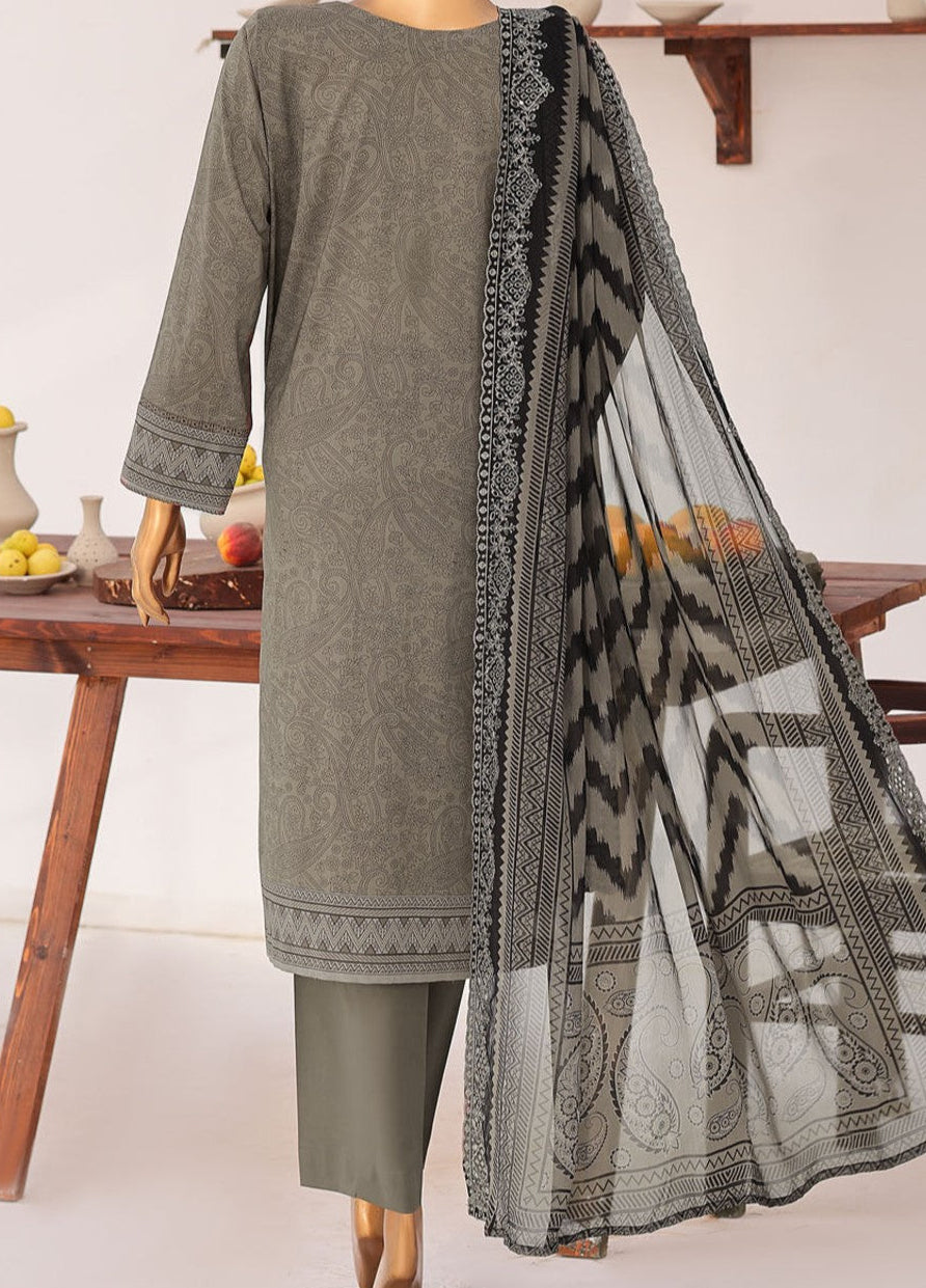 Premium Venice by HZ Textiles Unstitched Embroidered Cotton Lawn 3 Piece Suit PVE-3119 Casual Collection
