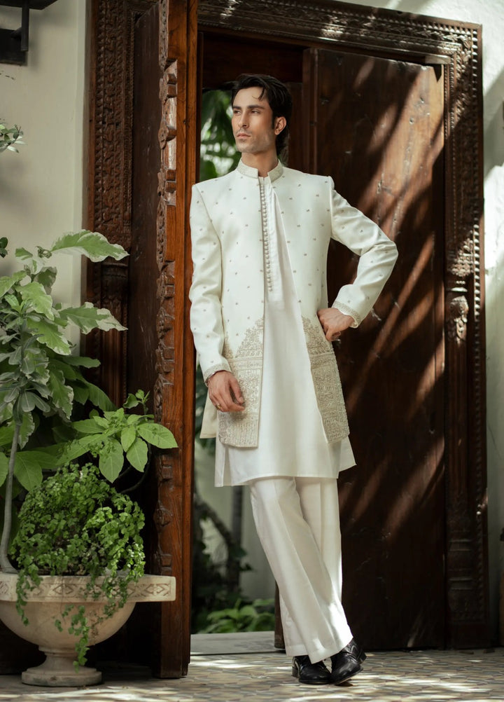 Stylish Garments Sherwani RTW Embroidered Mesuri 1 Piece PC-5150 Festive Collection
