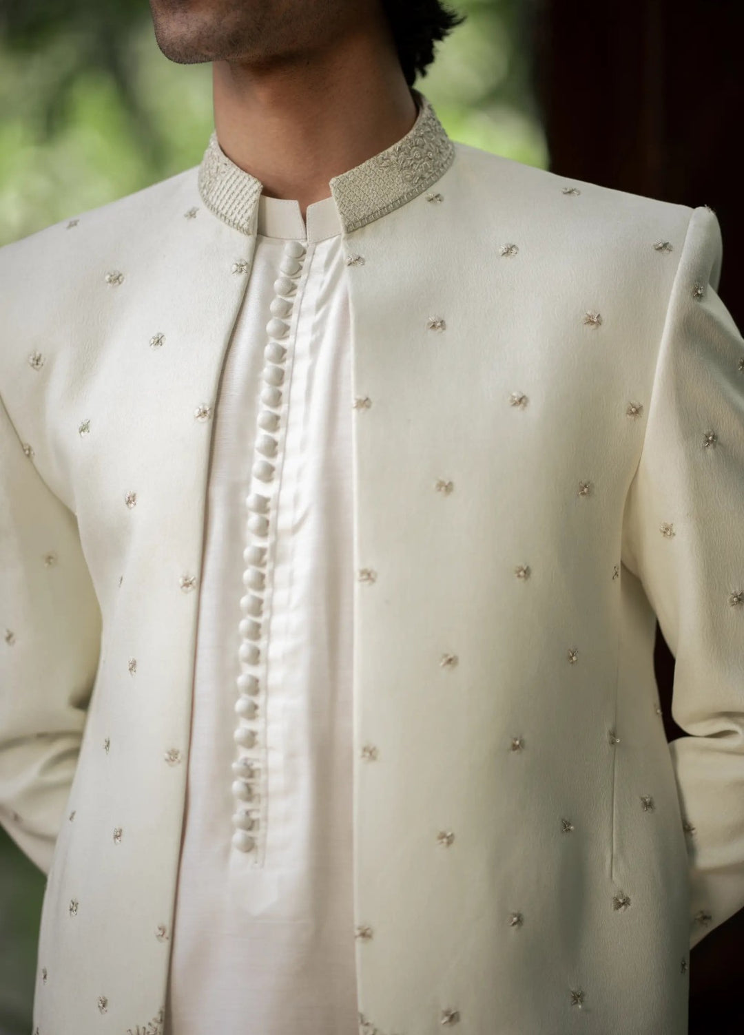 Stylish Garments Sherwani RTW Embroidered Mesuri 1 Piece PC-5150 Festive Collection