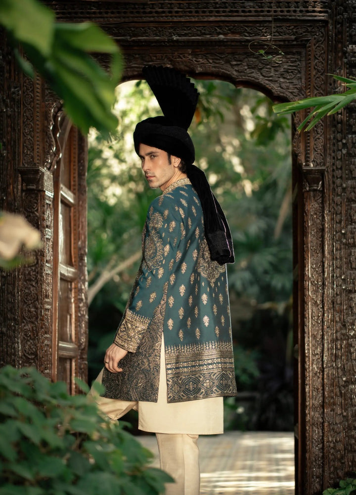 Stylish Garments Sherwani RTW Embroidered Mesuri 1 Piece GS-5156 Festive Collection