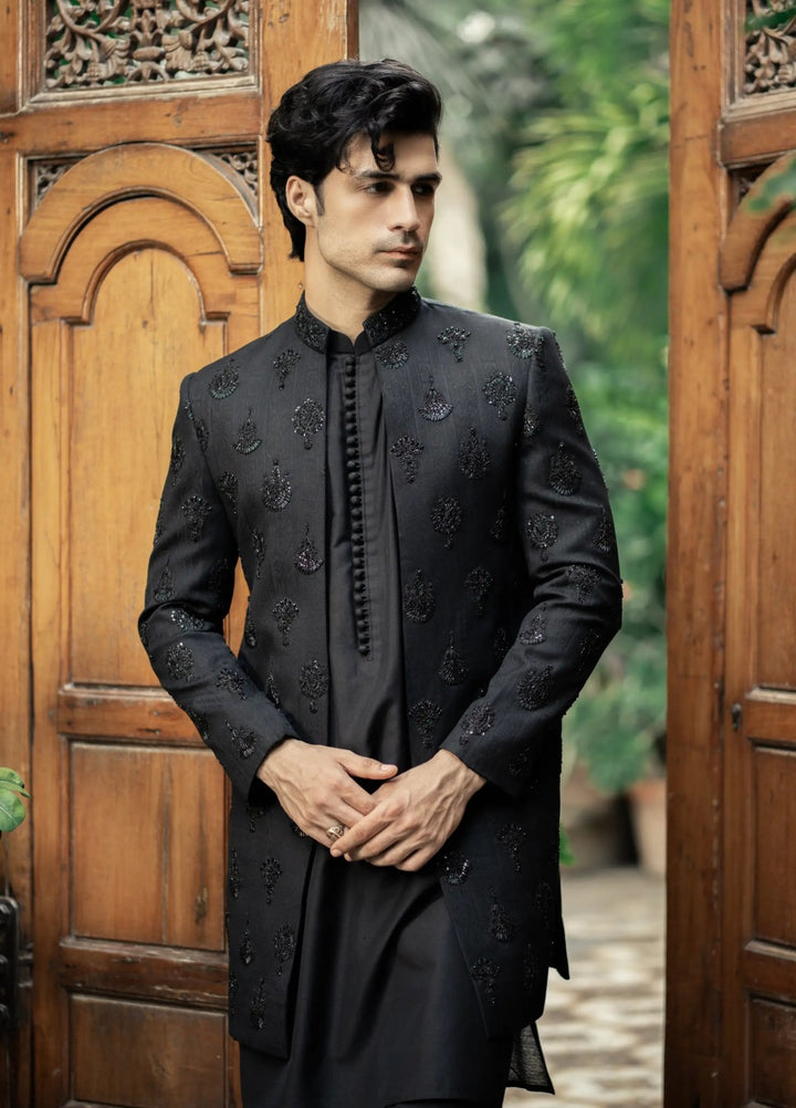 Stylish Garments Sherwani RTW Embroidered Mesuri 1 Piece GS-5149 Festive Collection