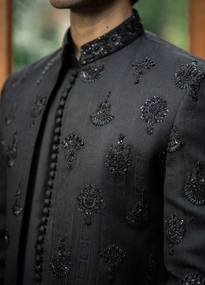 Stylish Garments Sherwani RTW Embroidered Mesuri 1 Piece GS-5149 Festive Collection