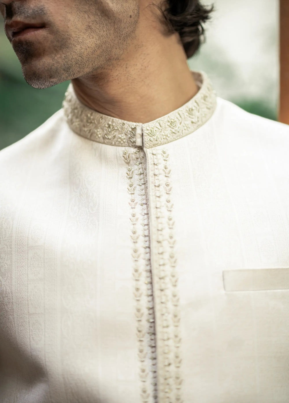 Stylish Garments Mens Waistcoat RTW Embroidered Mesuri Waistcoat Suit W-2960 Festive Collection
