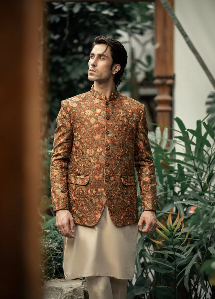 Stylish Garments RTW Embroidered Mesuri Princecoat PC-584 Festive Collection
