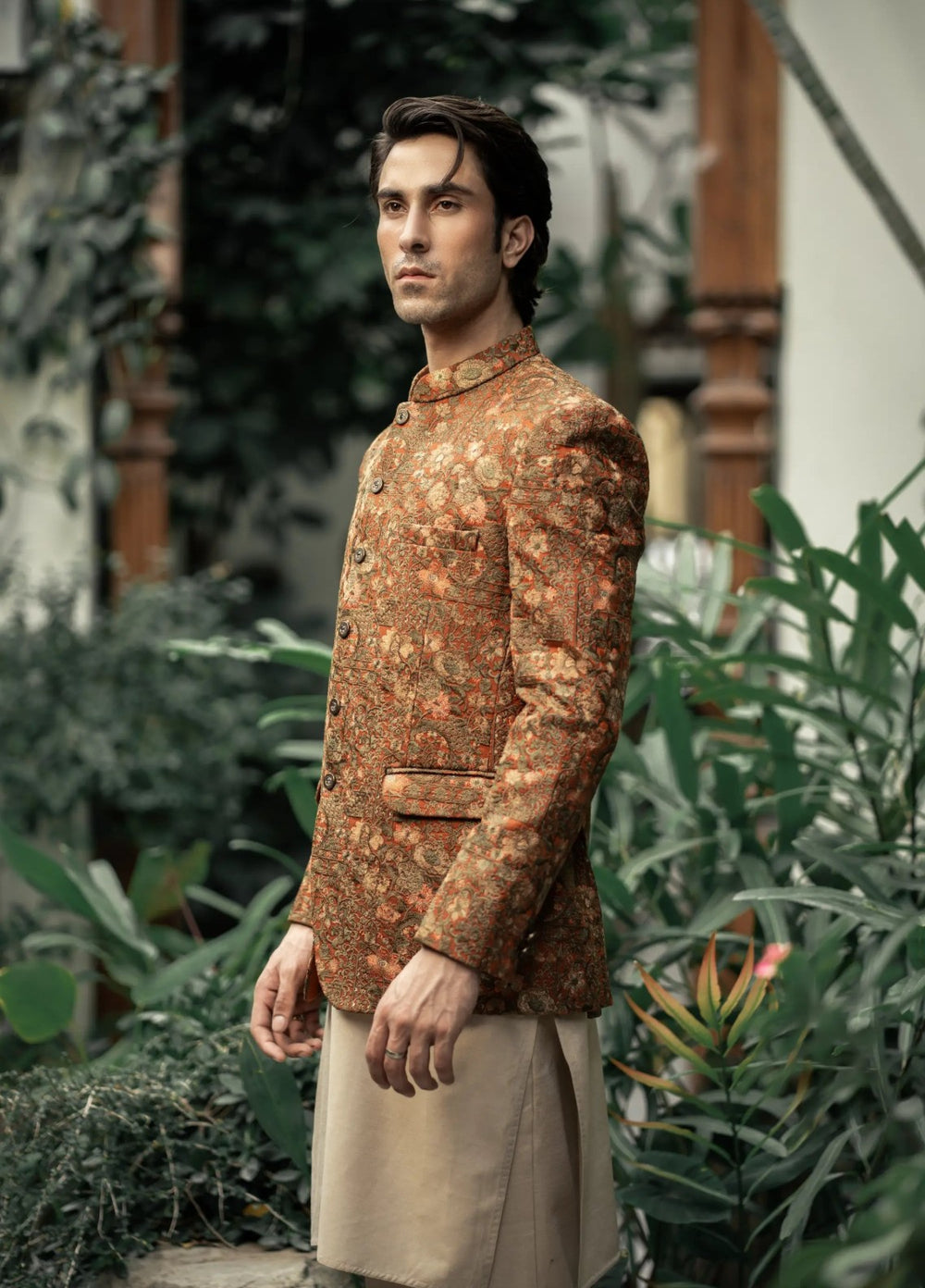 Stylish Garments RTW Embroidered Mesuri Princecoat PC-584 Festive Collection