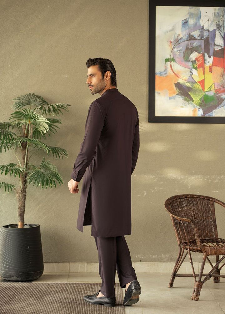 Stylish Garments Mens RTW Embroidered Wash N Wear Kurta Pajama Suit C-10204 Festive Collection