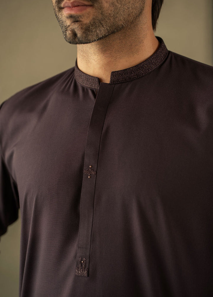 Stylish Garments Mens RTW Embroidered Wash N Wear Kurta Pajama Suit C-10204 Festive Collection