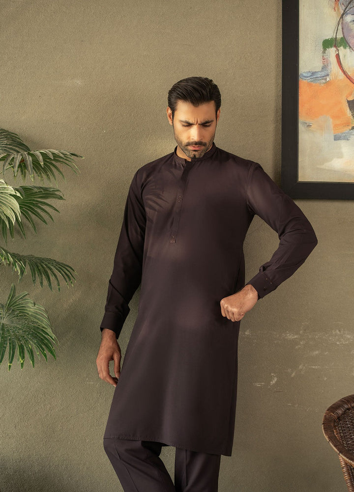 Stylish Garments Mens RTW Embroidered Wash N Wear Kurta Pajama Suit C-10204 Festive Collection