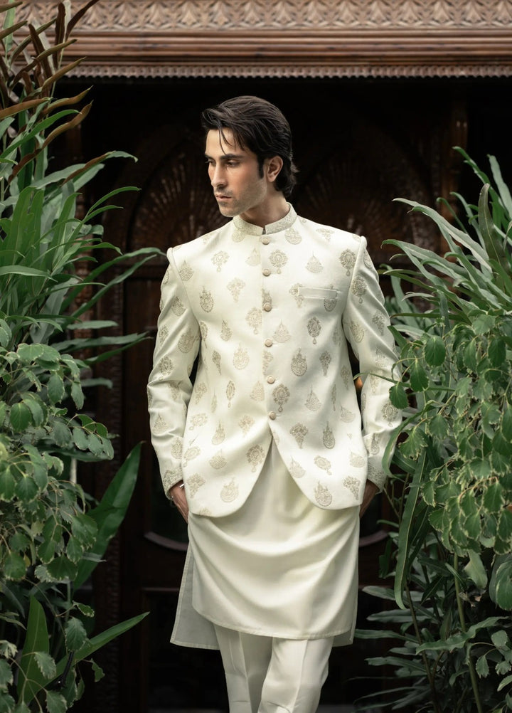Stylish Garments RTW Embroidered Mesuri Princecoat PC-587 Festive Collection