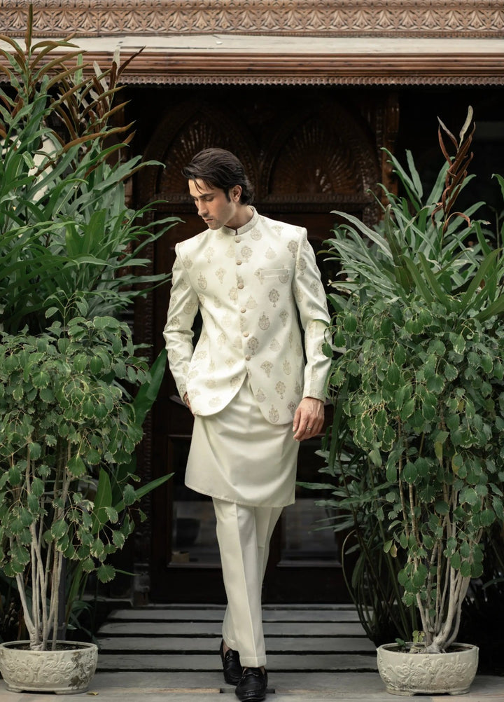 Stylish Garments RTW Embroidered Mesuri Princecoat PC-587 Festive Collection