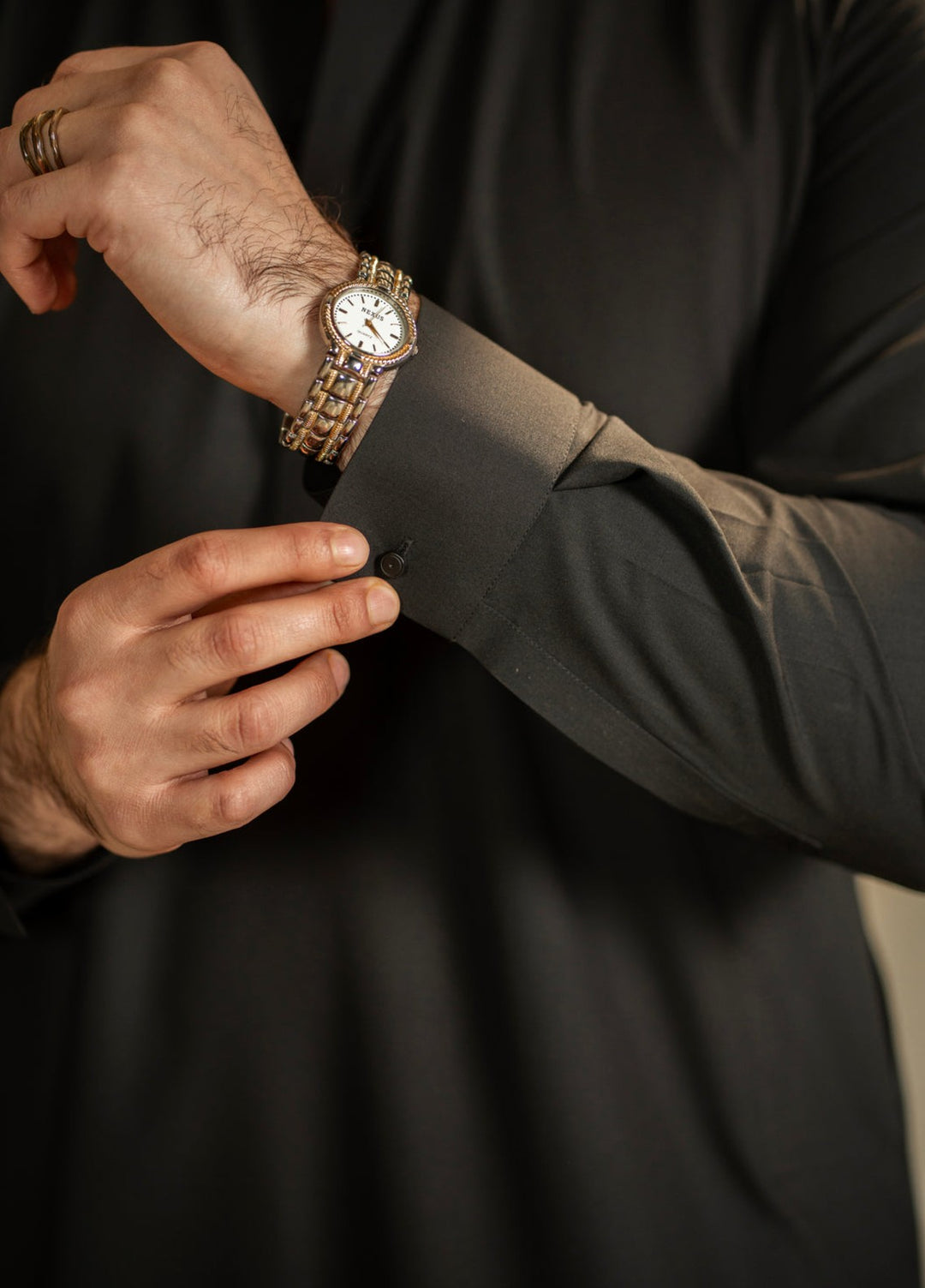 Stylish Garments Mens RTW Embroidered Wash N Wear Kurta Pajama Suit C-10215 Festive Collection
