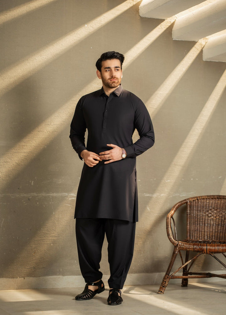 Stylish Garments RTW Embroidered Wash N Wear Kurta Shalwar Suit C-10213 Casual Collection