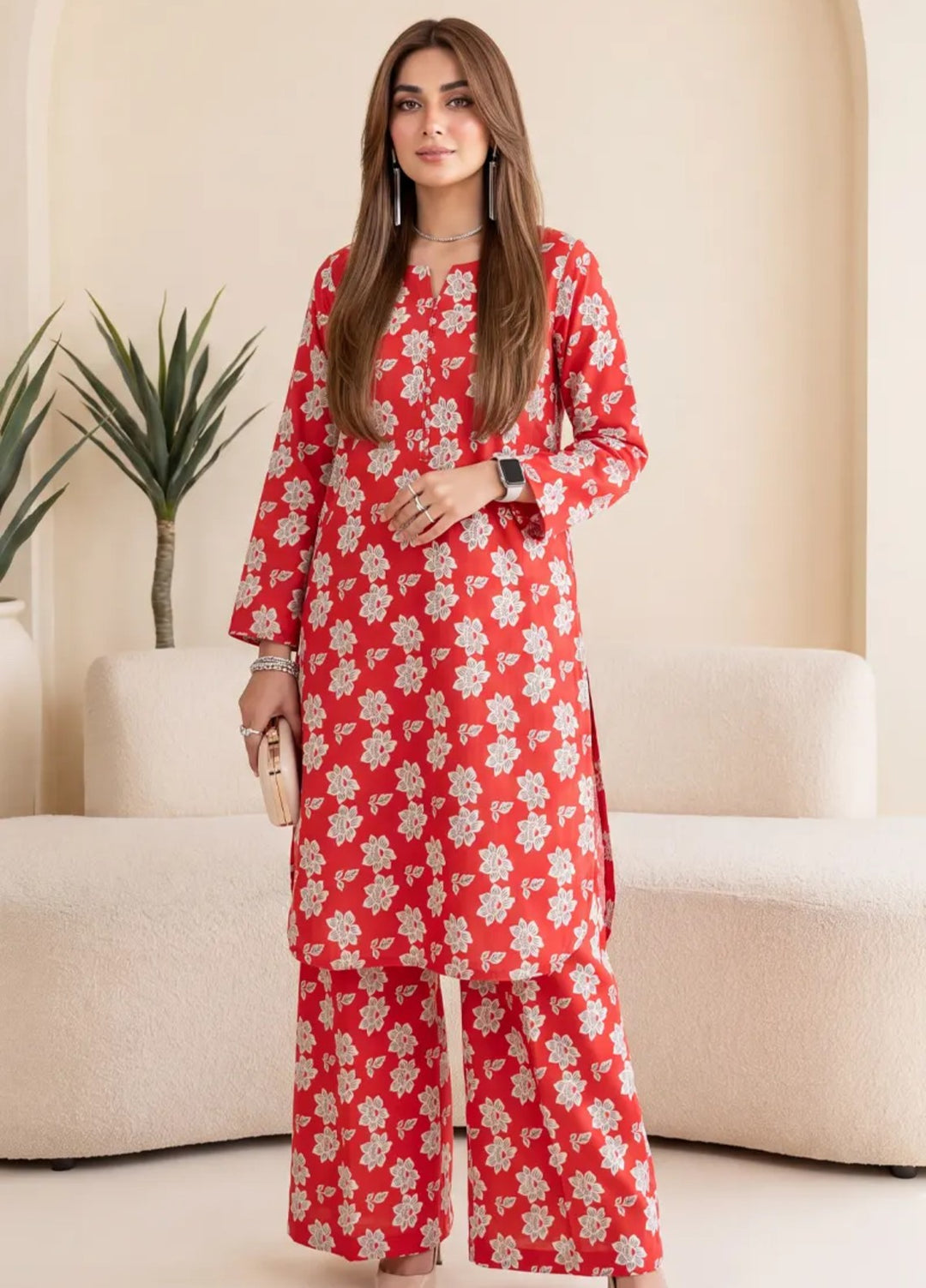 Salitex Unstitched Printed Lawn 2 Piece Suit SUNS82AG2002 Summer Collection